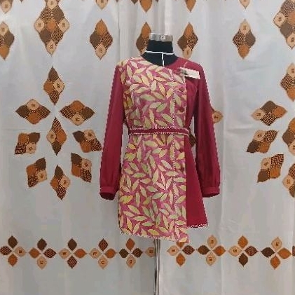 Blus Kombinasi Batik
