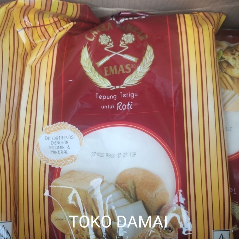 

terigu cakra kembar emas roti 5kg