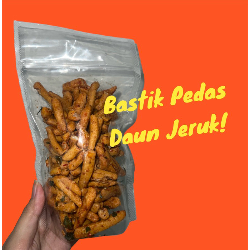 

Bastik (Basreng Stik) Pedas Daun Jeruk 250gr