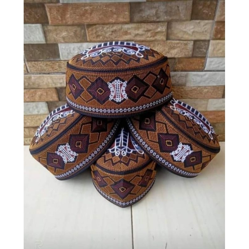 (ECER 1 PCS) PECI KOPYAH MALAYSIA MOTIF PINTU ACEH
