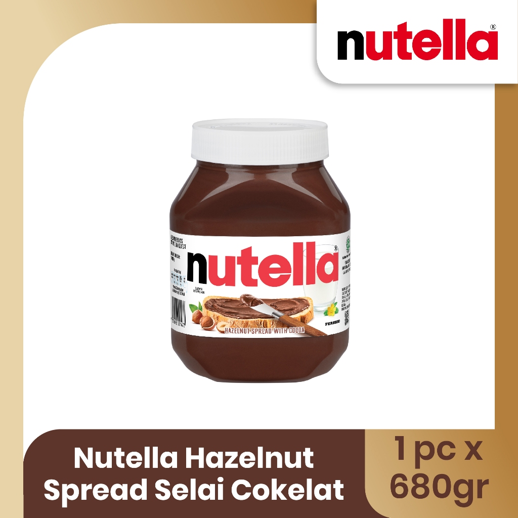 

Nutella Hazelnut Spread Selai Cokelat 680gr