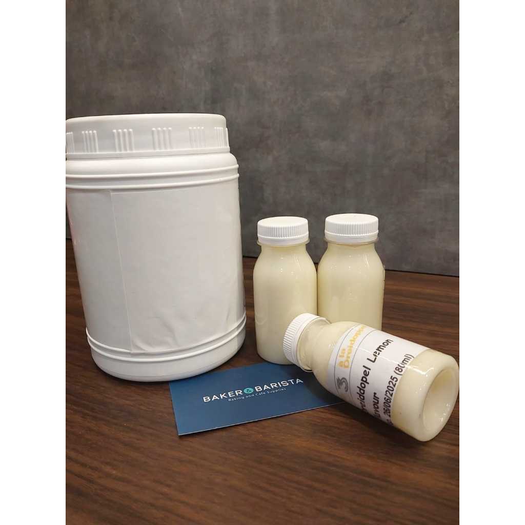 

Dreidoppel Lemon Paste Flavour 80ml Perisa Kue Lemon Cake Flavouring