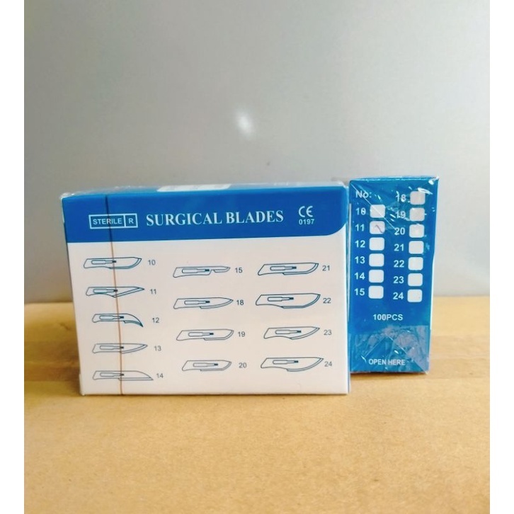 OneMed Surgical Blade Pisau Operasi Pisau Bedah Medis Box Isi 100pcs