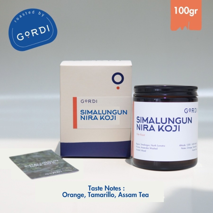 

Gordi - Kopi Arabika Simalungun Nira Koji Single Origin 100% Arabica - 100 Gram