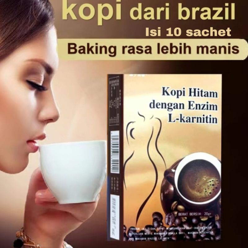 

Kopi Hitam L Karnitin Kopi Diet Dengan Enzim L Karnitin (Isi 10 sachet)