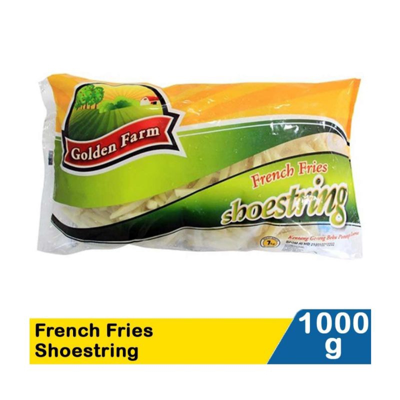 

GOLDEN FARM FRENCH FRIES SHOESTRING 1KG Kentang Goreng