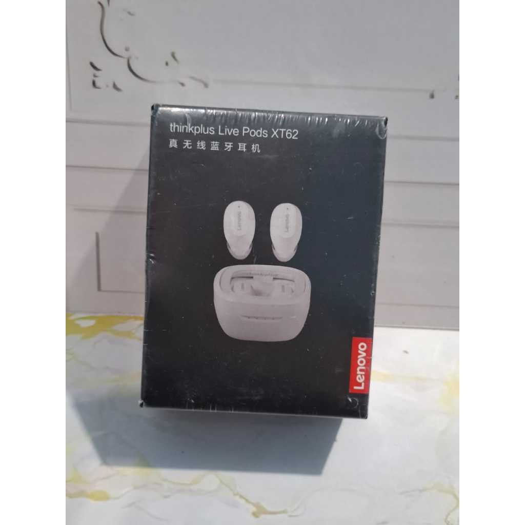 Earphone lenovo bluetooth tws xt62 original asli