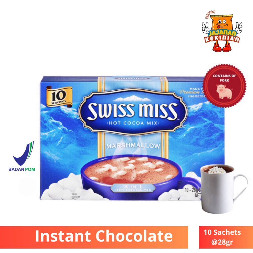 

[NON HALAL] SWISS MISS MARSHMALLOW - 10 SACHETS @28gram