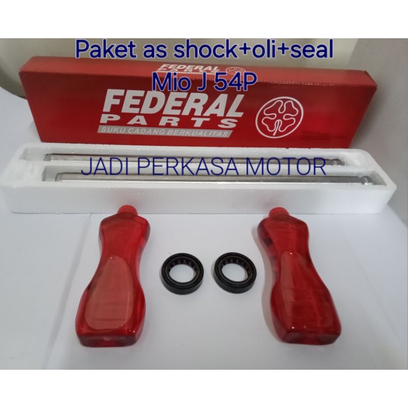 As Shock Breaker Depan FEDERAL 54P PAKET + SEAL + OLI  MIO J