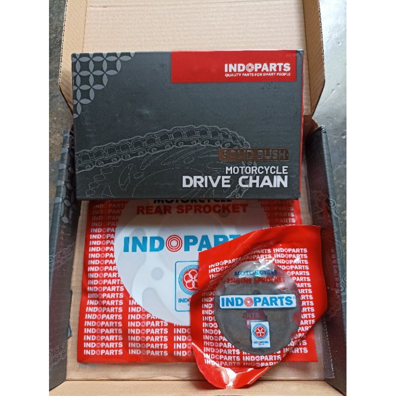 GEAR SET/GIR SET/DRIVE CHAIN KIT ORIGINAL INDOPART GRAND,LEGENDA,PRIMA