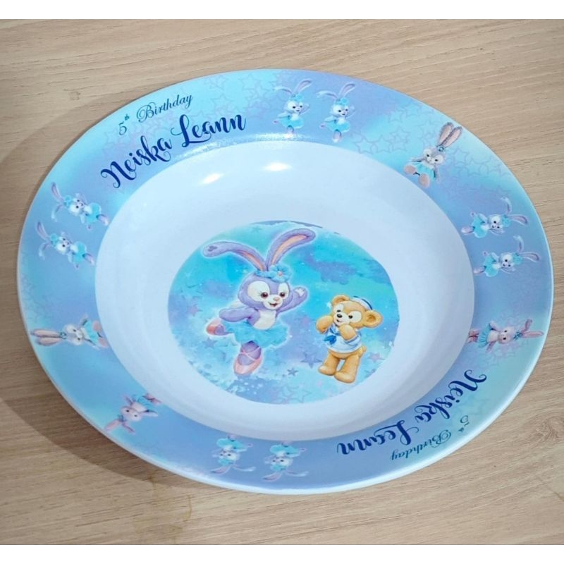 souvenir piring melamine custom