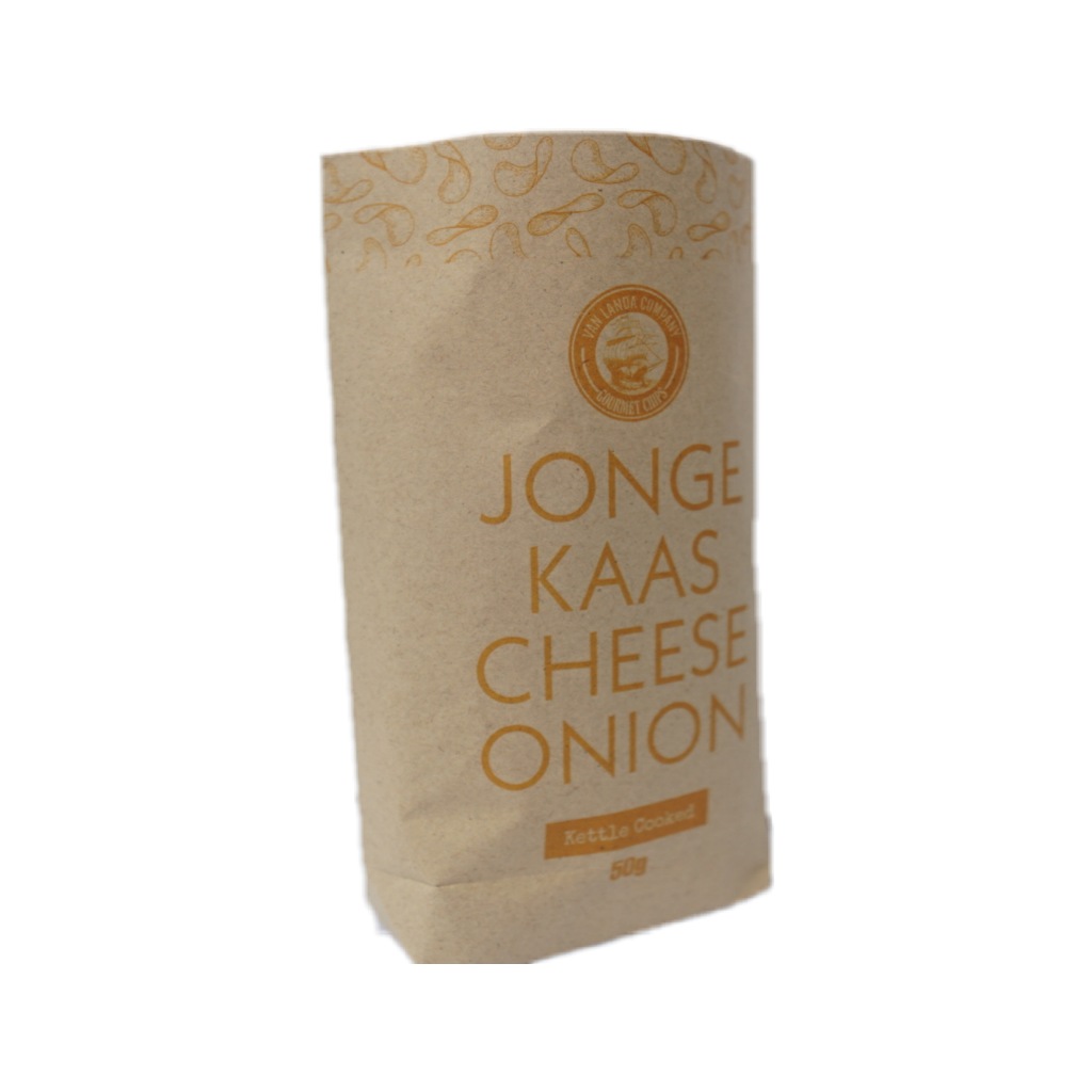 

Van Landa Potato Chips JONGE KAAS CHEESE ONION Kemasan Signature 50g