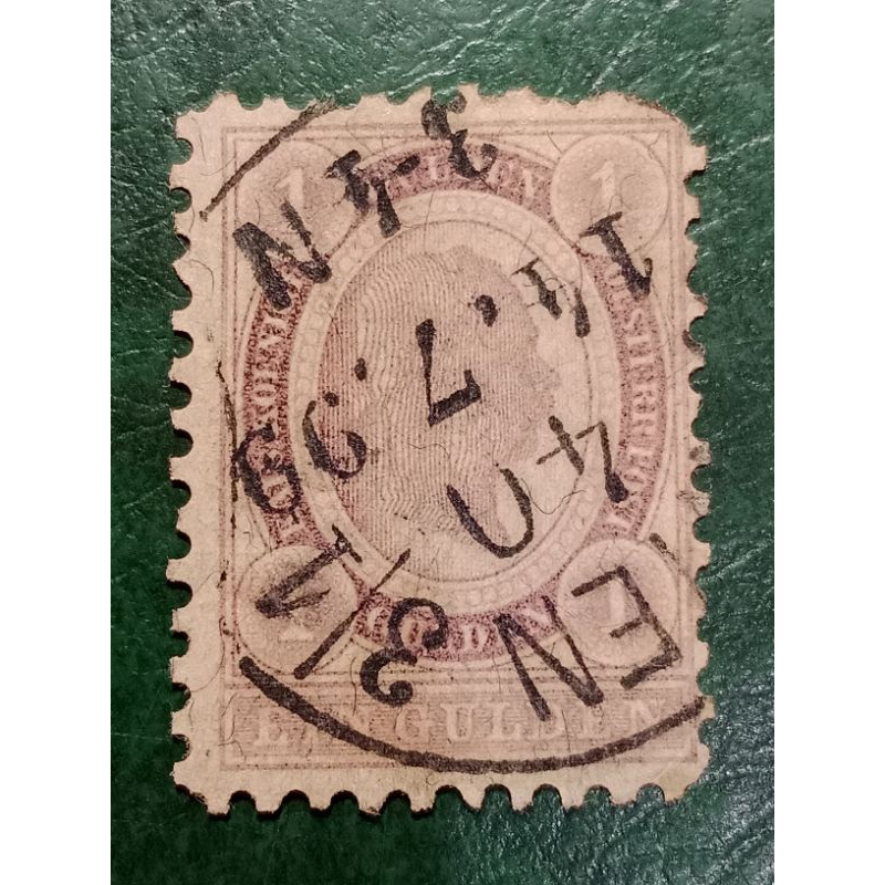 

Prangko Austria 1 Gulden Emperor Franz Josef I Tahun 1896 USED