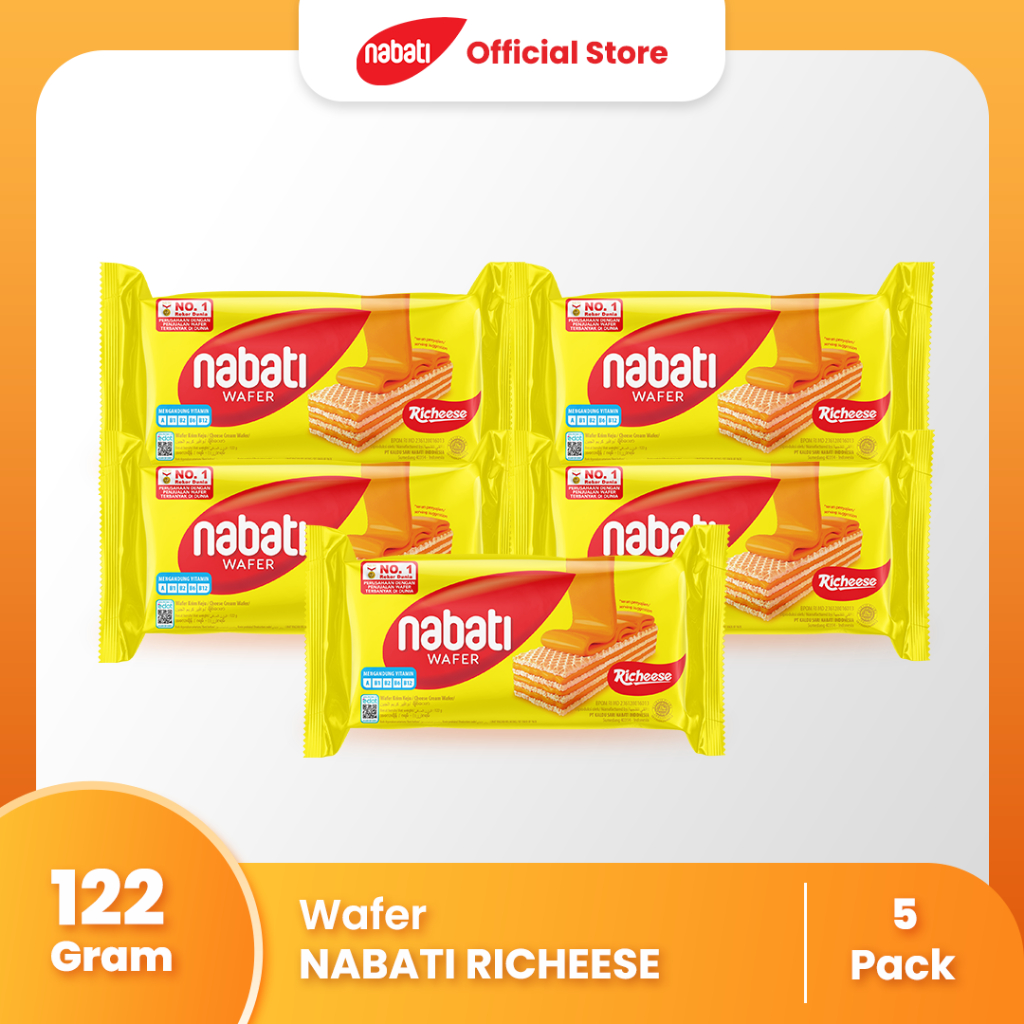 

[Bundle Pack Isi 5] Nabati Richeese 122gr