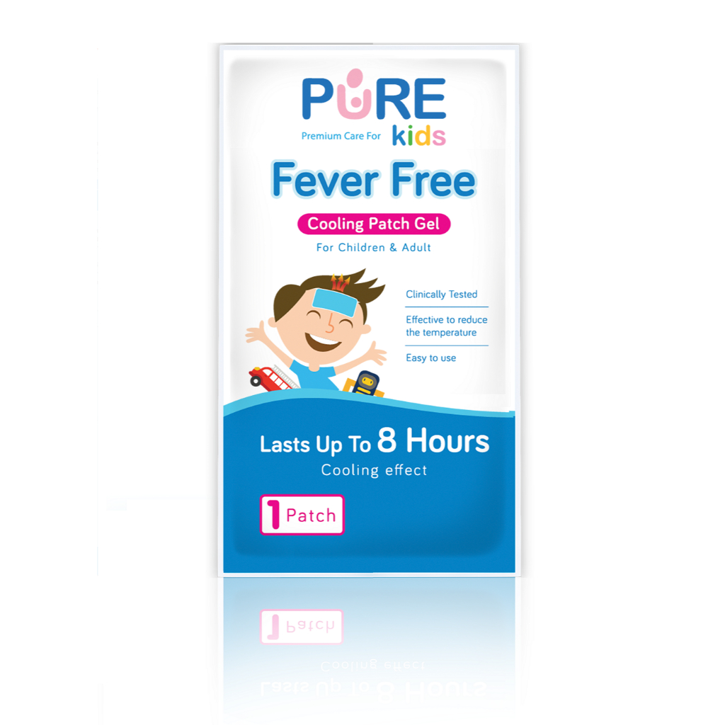 Pure Kids Fever Free / Kompres Demam Anak - Pure Baby PureBaby PureKids