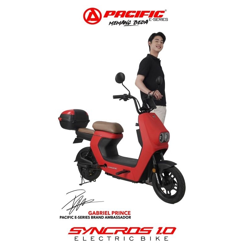 SEPEDA LISTRIK PACIFIC SYNCROS 1.0 ELEKTRIK BIKE POWER 500 WATT KUAT TANJAKAN