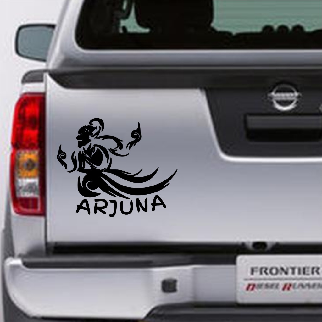 SINDEH GRAPHICA CUTTING STICKER MOBIL WAYANG ARJUNA STIKER BAGASI MOBIL KEREN BERKUALITAS