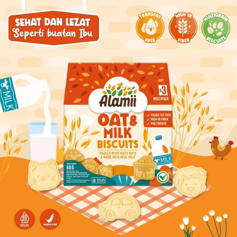 

ALAMII OAT AND MILK BISKUIT [free puzzle alamii]