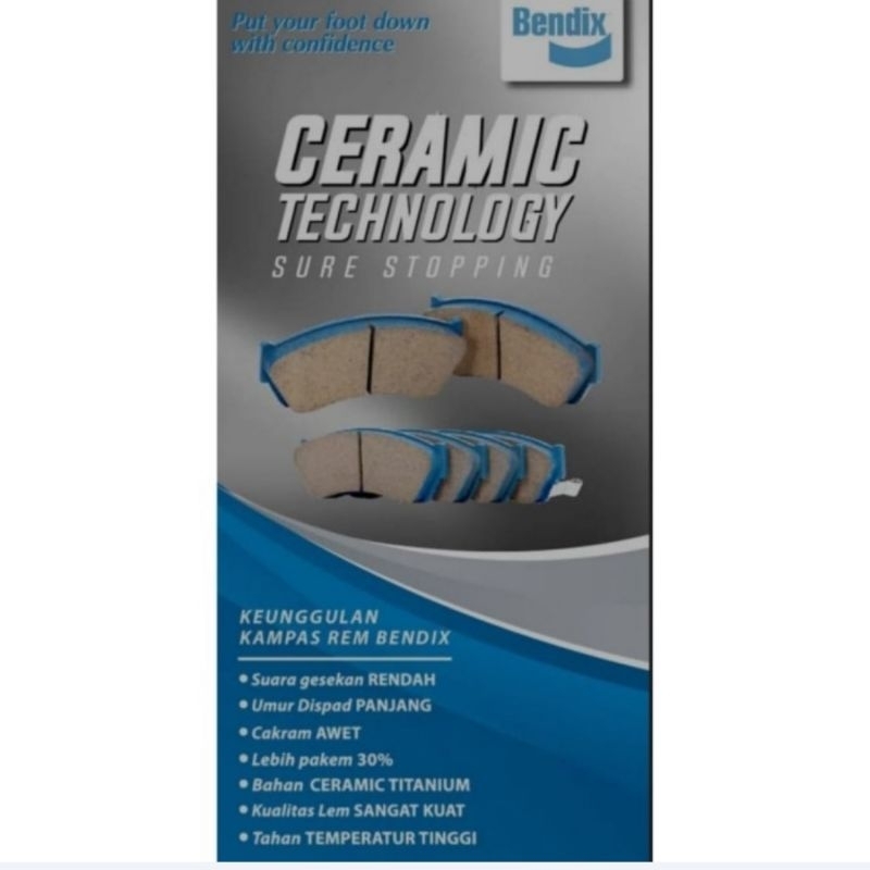Kampas rem depan bendix DB 2396 innova reborn