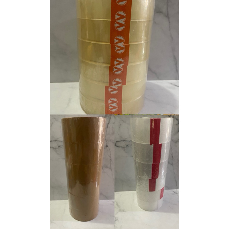 Lakban Putih Besar, Coklat Besar, dan Lakban Packing