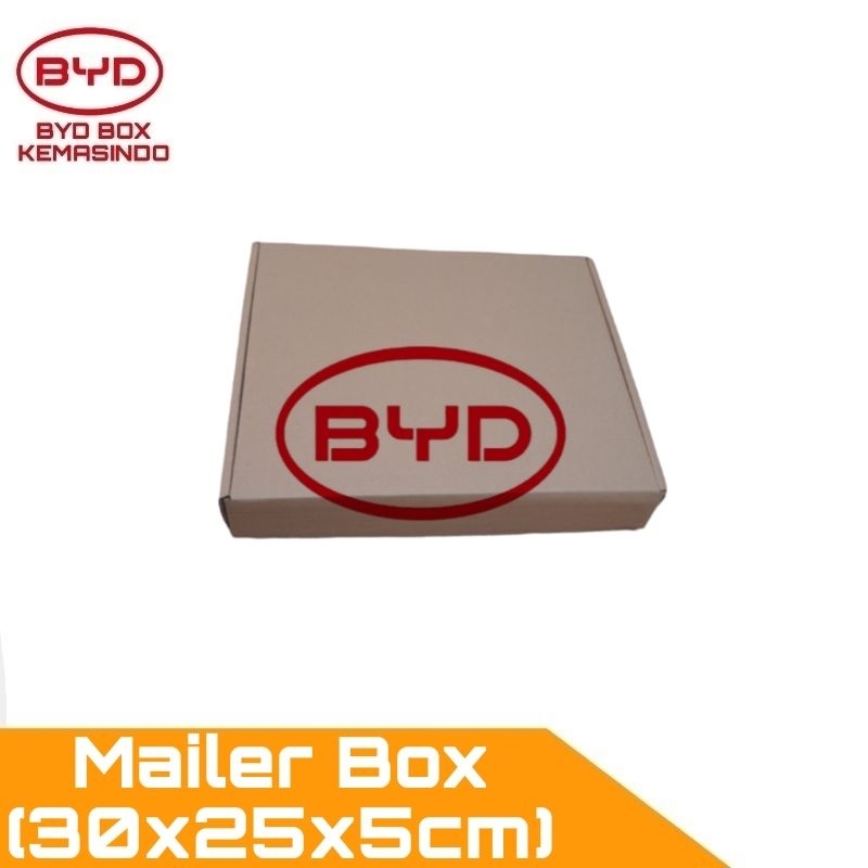 

30x25x5cm Kardus Mailer Box Karton Polos | Baru | Murah - Kardus Packing Online Shop
