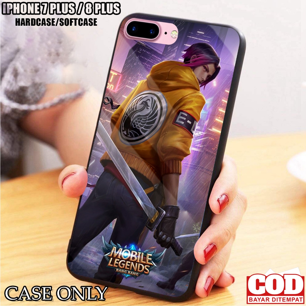 Case IPHONE 7 PLUS / IPHONE 8 PLUS - Casing IPHONE 7 PLUS / IPHONE 8 PLUS [ MLB ] Silikon - Kesing H