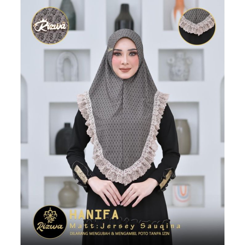 HIJAB INSTAN HANIFA BY RIZWA ||RIZWA HIJAB ||RIZWA || ORI RIZWA