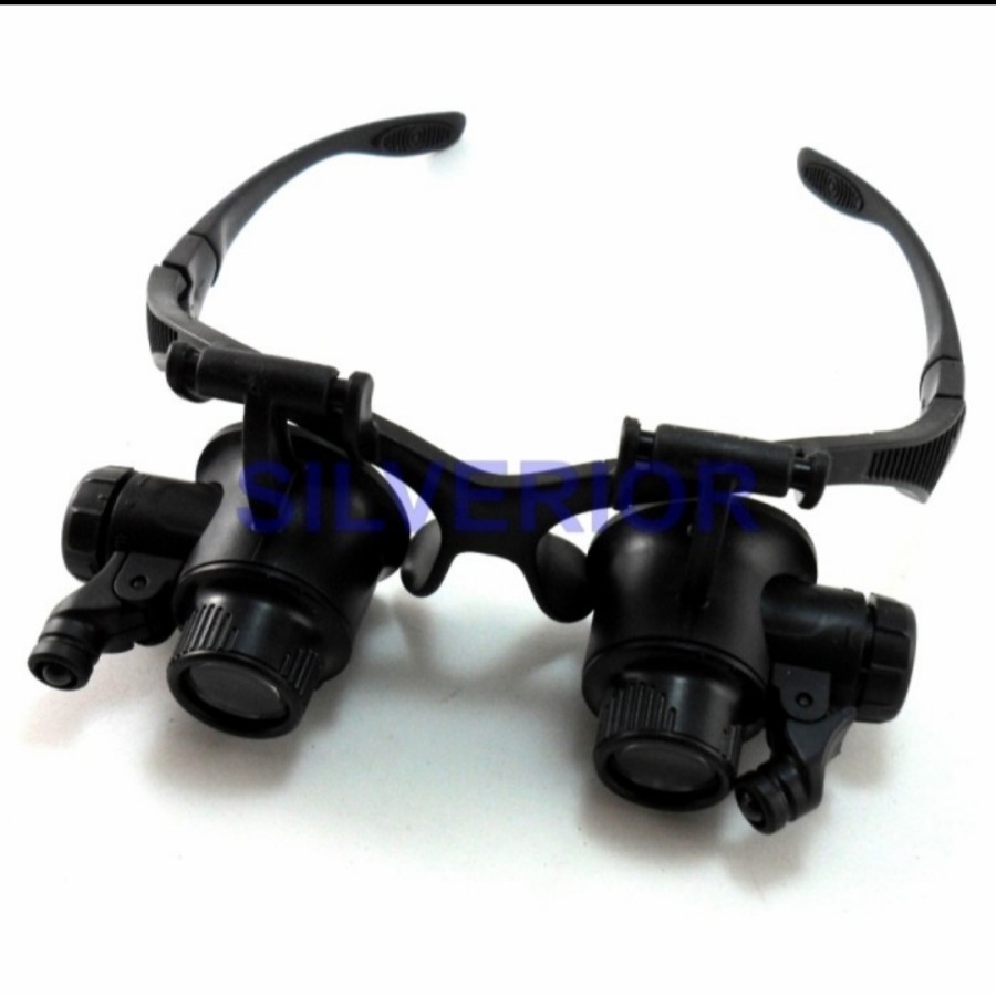 Kacamata kaca pembesar reparasi servis service jam elektronik 9892