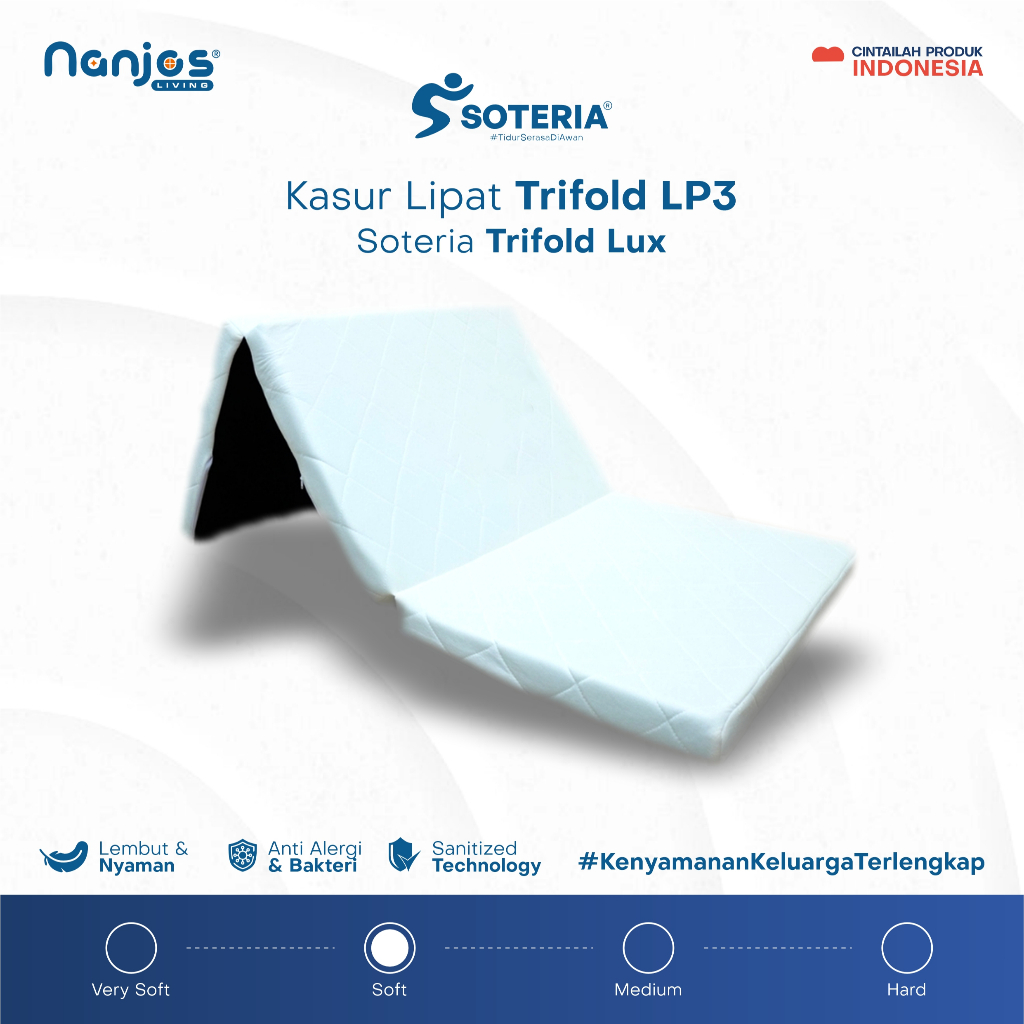 [CUCI GUDANG BERKAH SALE HARGA SUBSIDI FREE ONGKIR & BISA COD] Kasur Lipat Lantai Matras Anti Kempes