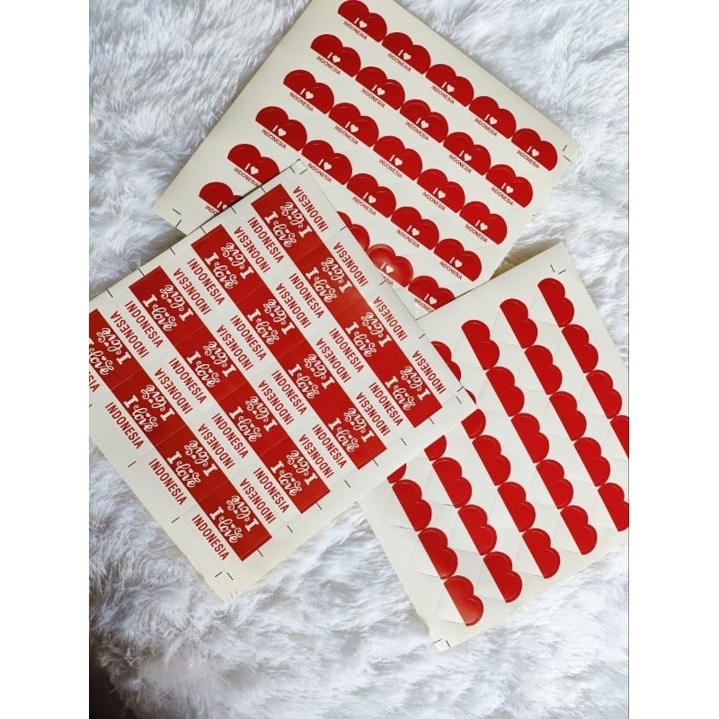 

⭐DIERS⭐ (1 PCS / 1 BUAH) STICKER PIPI MERAH PUTIH KEMERDEKAAN RI / STIKER PIPI MERAH PUTIH