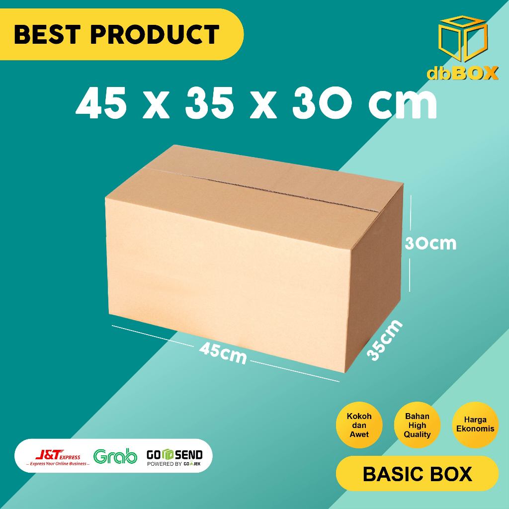 

(10Pcs) BOX KARDUS 45x35x30 cm DUS PACKING