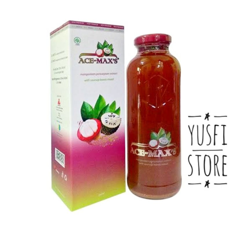 

Ace Maxs Juice 350 ml Kulit Manggis Daun Sirsak Daya Tahan Tubuh