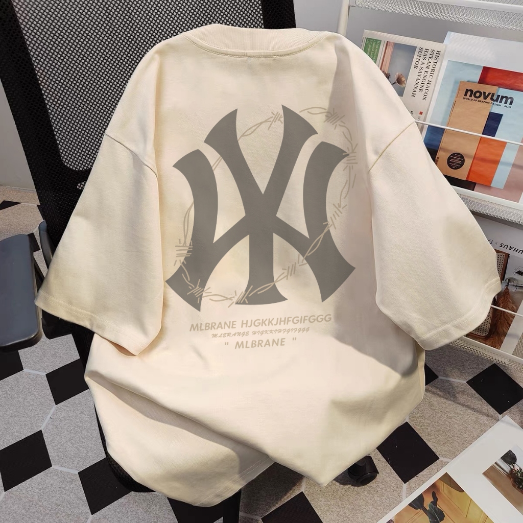 KOIKOO baju kaos oversize kaos wanita lengan pendek kaos korean style kaos NY