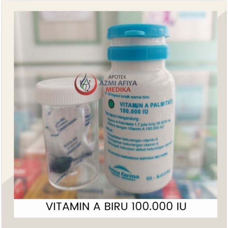 Vitamin A Biru 100.000 IU Satuan