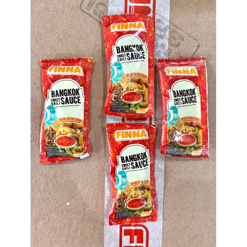 

Finna Saus Sambal Bangkok Pedas Manis / Sweet Chili Sauce cocolan dimsum saus Thai Sachet (20pcs)
