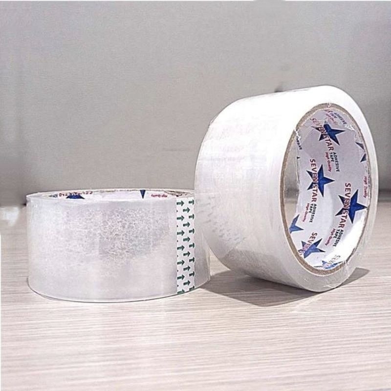 

Lakban SEVEN STAR 48mm 90 yard isolasi dus perekat dus daya rekat kuat