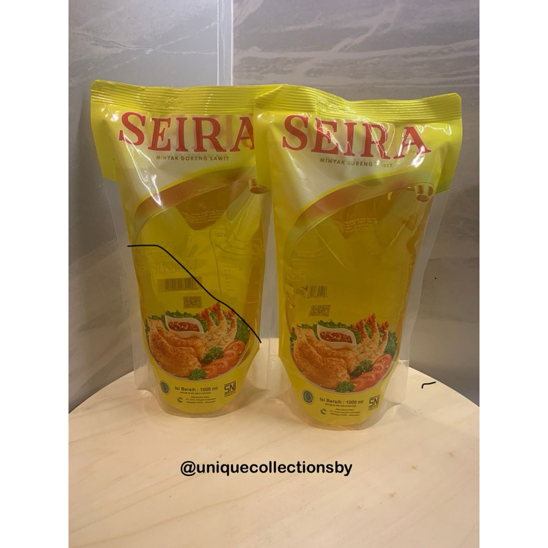 

Minyak Goreng SEIRA Refill kemasan 1 Liter Surabaya