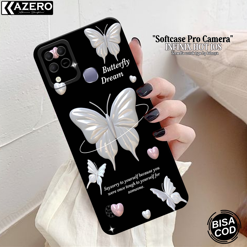 Softcase Hp INFINIX HOT 10S Terbaru Fashion Case Aesthetic Case INFINIX HOT 10S Silikon Pro Camera C