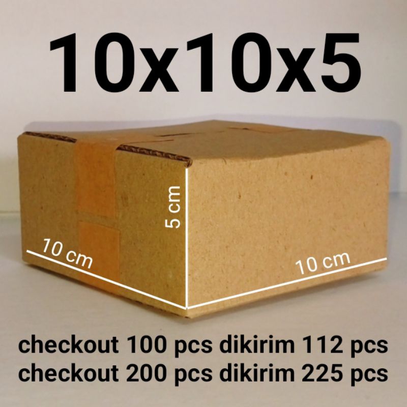

Kardus Packing Polos Karton Box Kemasan Ukuran 10x10x5