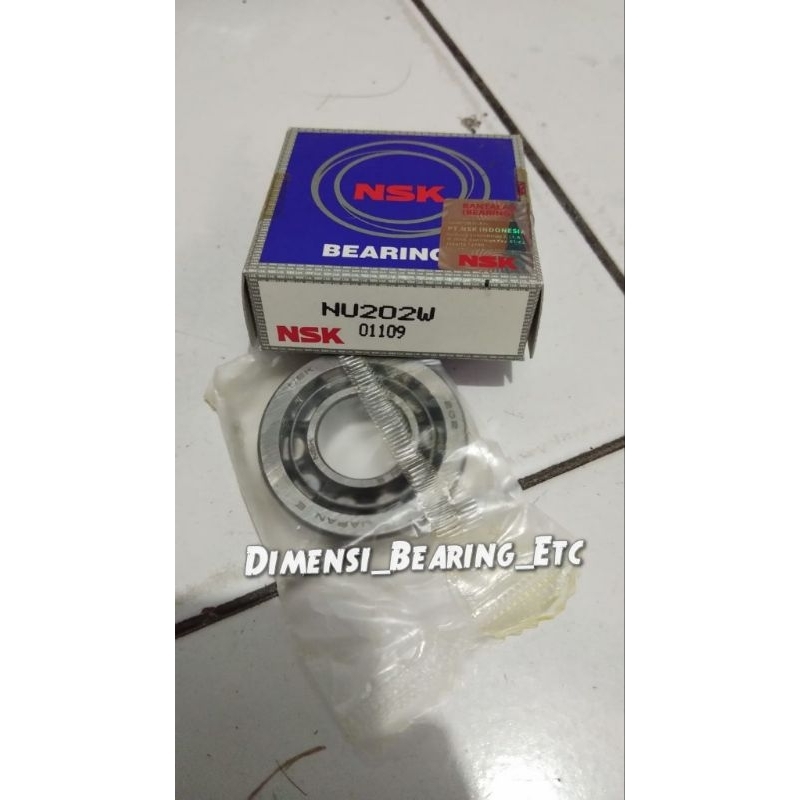 CYLINDRICAL BEARING NU 202 W NSK