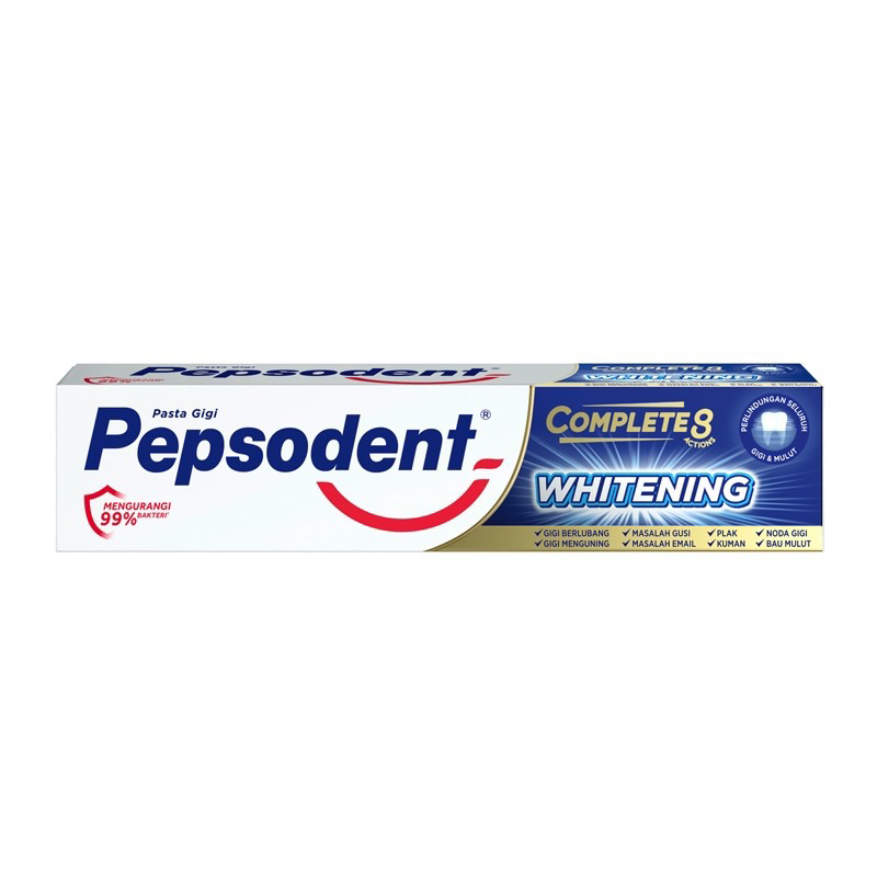 Pepsodent Pasta Gigi  Complete 8 whitening 75gr