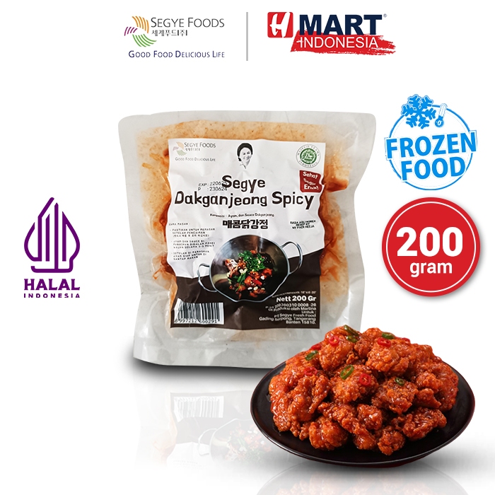

Segye Dakgangjeong Spicy Ready to Cook - Rasa Asli Korea 200g