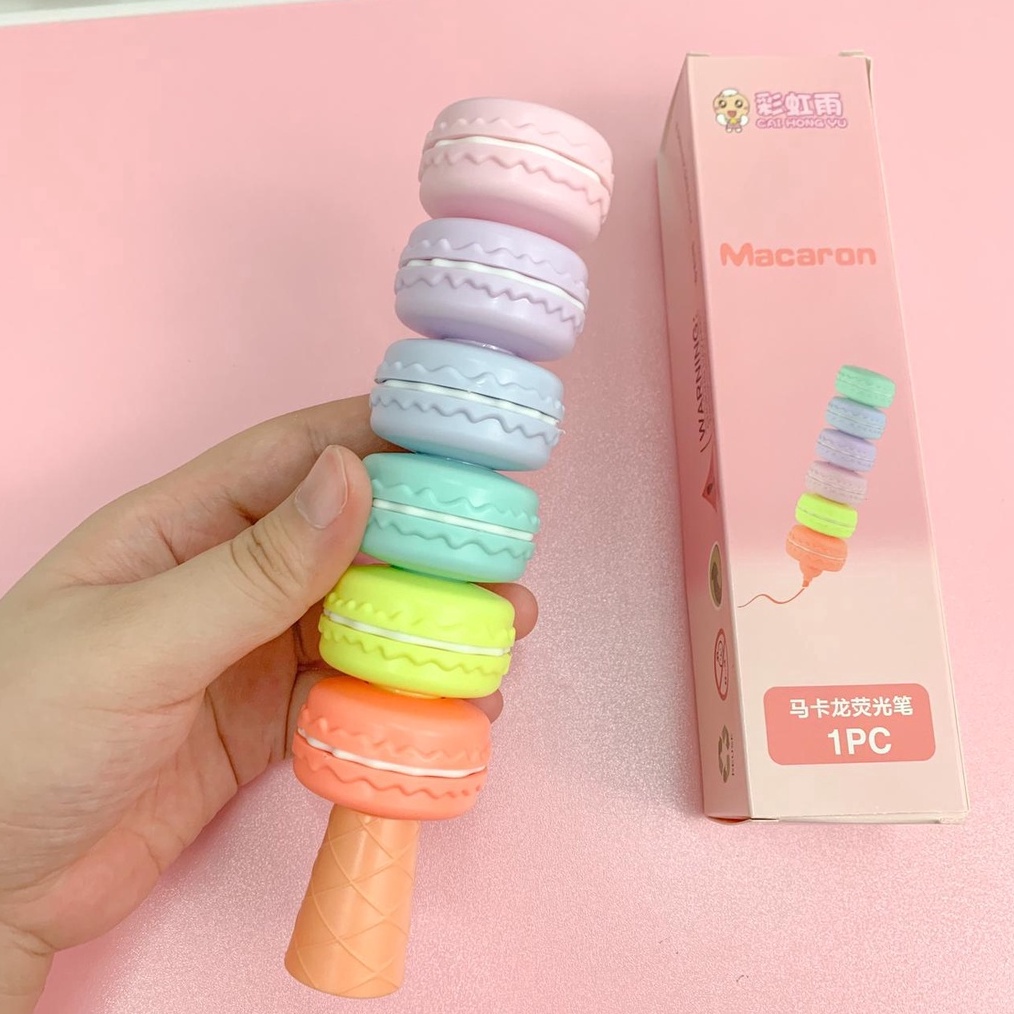 

KODE I34C STABILO LUCU BENTUK MAKARONS 1 SET BOX ISI 6 PCSWARNA WARNI TERMURAH KUALITAS IMPORT SPIDOL UNIK