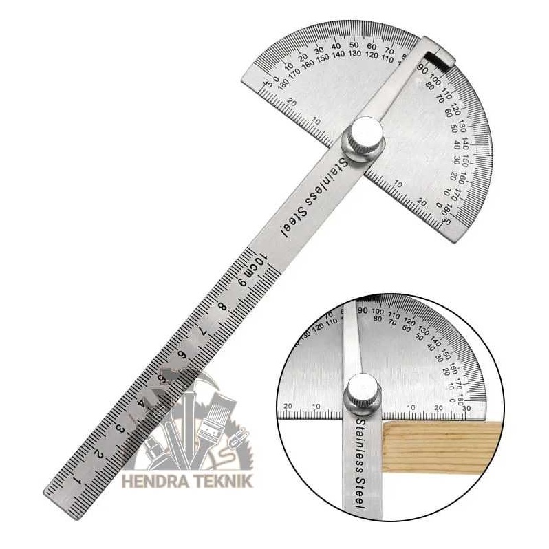 

KODE V95R BUSUR DERAJAT PROTRACTOR 6 ALAT UKUR SUDUT PENGGARIS KEMIRINGAN SUDUT 18 DERAJAT 145mm