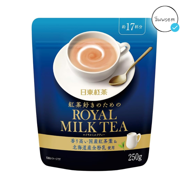

Nittoh Royal Milk Tea Black Tea Pouch with Zipper Original Japan