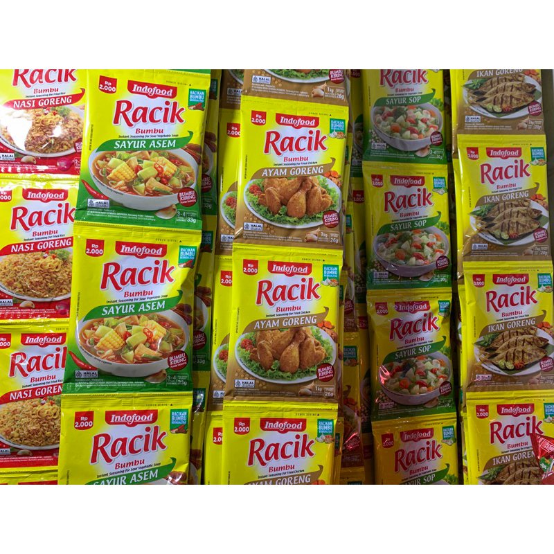 

INDOFOOD BUMBU RACIK INSTAN 1 RENCENG (10 SACHET)