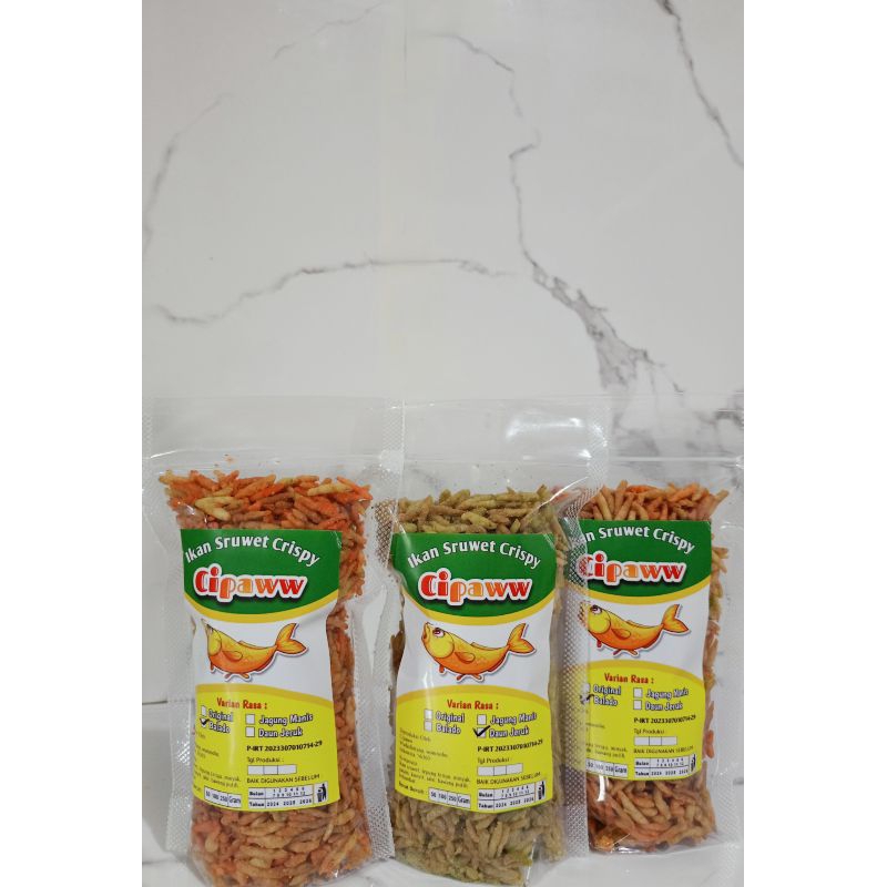 

Ikan sruwet crispy baby fish crispy teri crispy