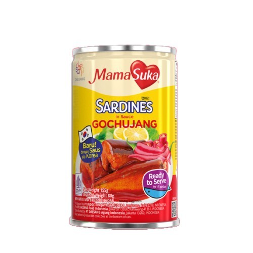 

Mama Suka Sardines Saus Gochujang 155gram