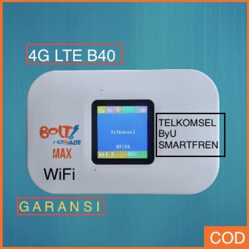 Modem Wifi 4G Mifi Bolt Aquila Slim Aquila Max Ultra Lte BL1 Unlock l Y3P8