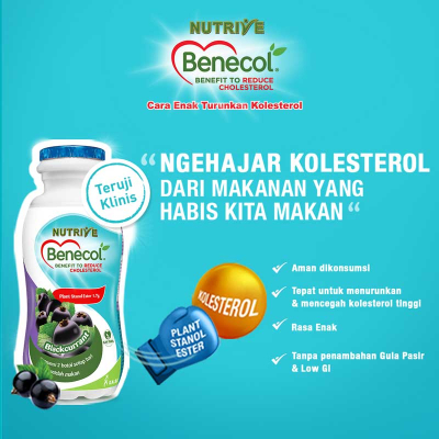 

BENECOL untuk Menurunkan dan Mencegah Kolestrol (6 x 100 ml) dari Kalbe